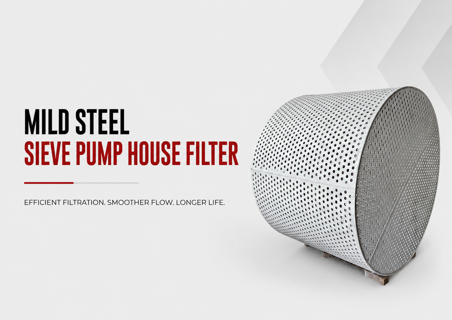 MS Sieve Pump House Filter